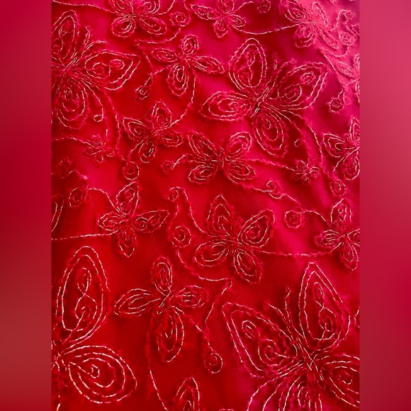 NWOT! Il Pinco Pallino Formal Red Dress - Made in Italy (10-12 YRS) - Picture 4 of 11